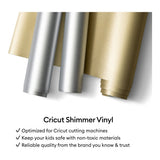 Cricut Shimmer Vinyl 30x120cm 1-sheet Gold 2011346