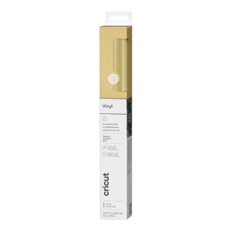 Cricut Shimmer Vinyl 30x120cm 1-sheet Gold 2011346