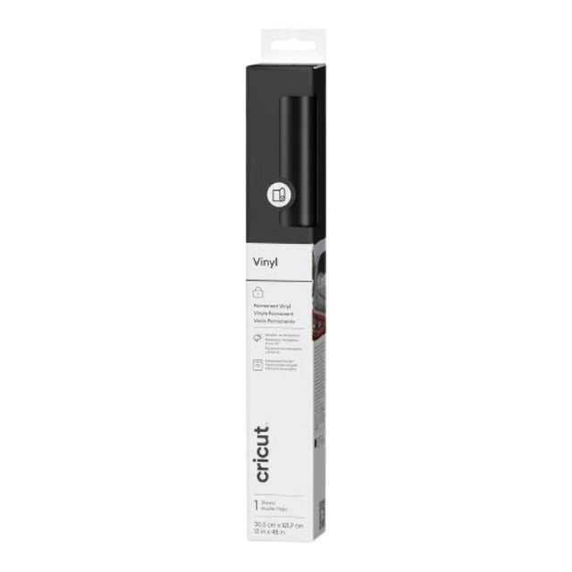 Cricut Premium Vinyl Permanent 30x120cm 1-sheet Black 2011348