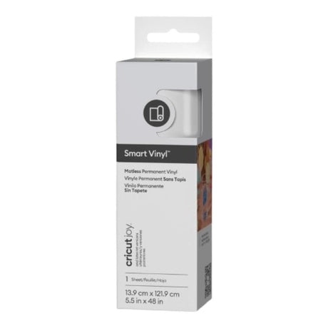 Cricut Joy Smart Vinyl Permanent 14x122cm 1-sheet White 2011355