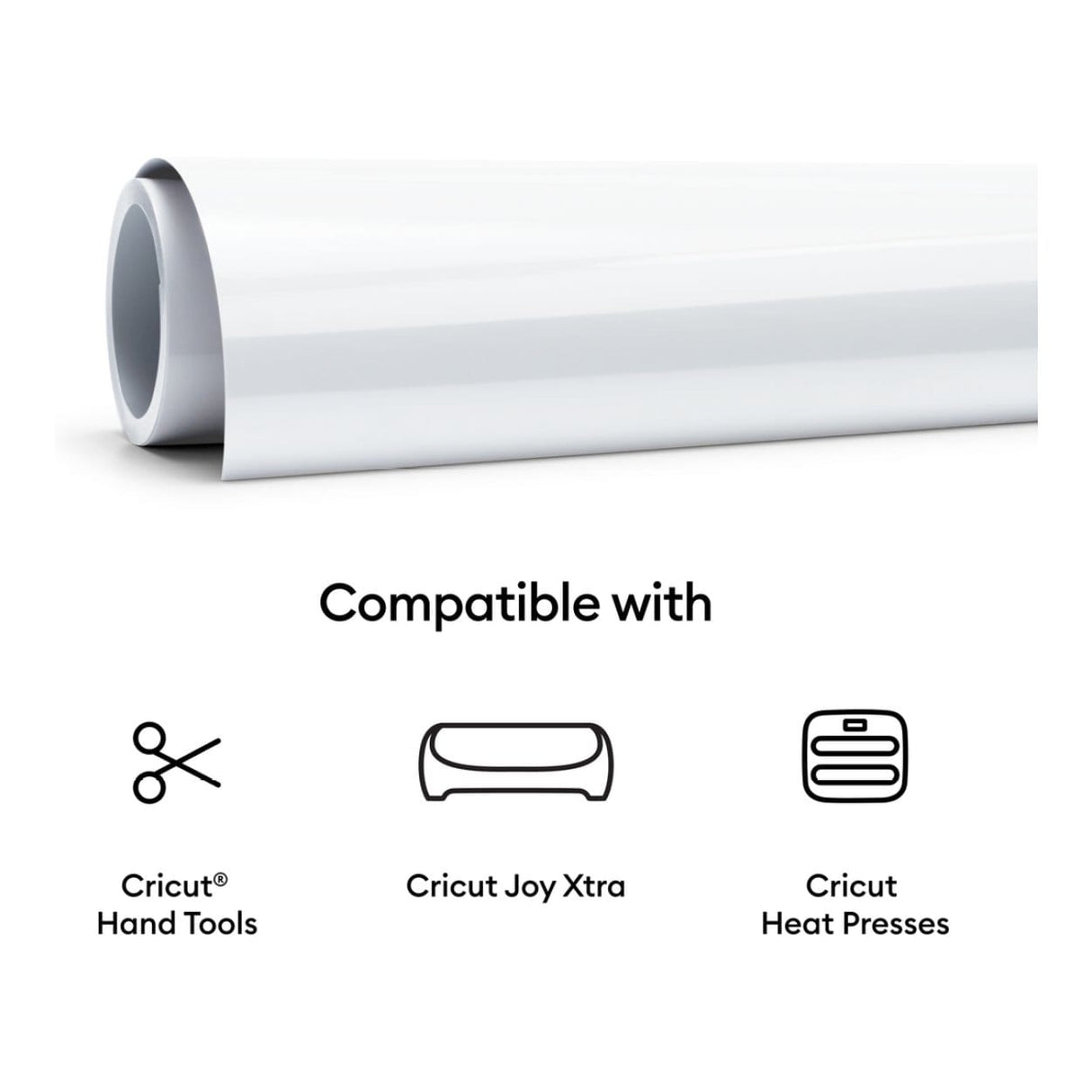 Cricut Joy Xtra Smart Iron-On 24.1x61cm 1-sheet White 2011363