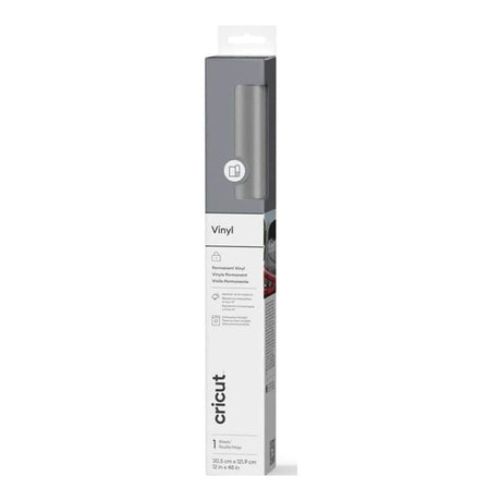 Cricut Premium Vinyl Permanent 30x120cm 1-sheet Silver 2011586