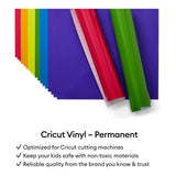 Cricut Premium Vinyl Permanent 30x30cm 6-sheet Summer Sampler 2011588
