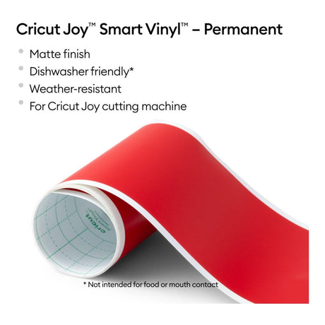Cricut Joy Smart Vinyl Permanent 14x122cm 1-sheet Mat Red 2011694