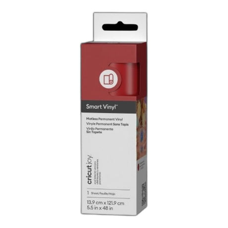 Cricut Joy Smart Vinyl Permanent 14x122cm 1-sheet Mat Red 2011694