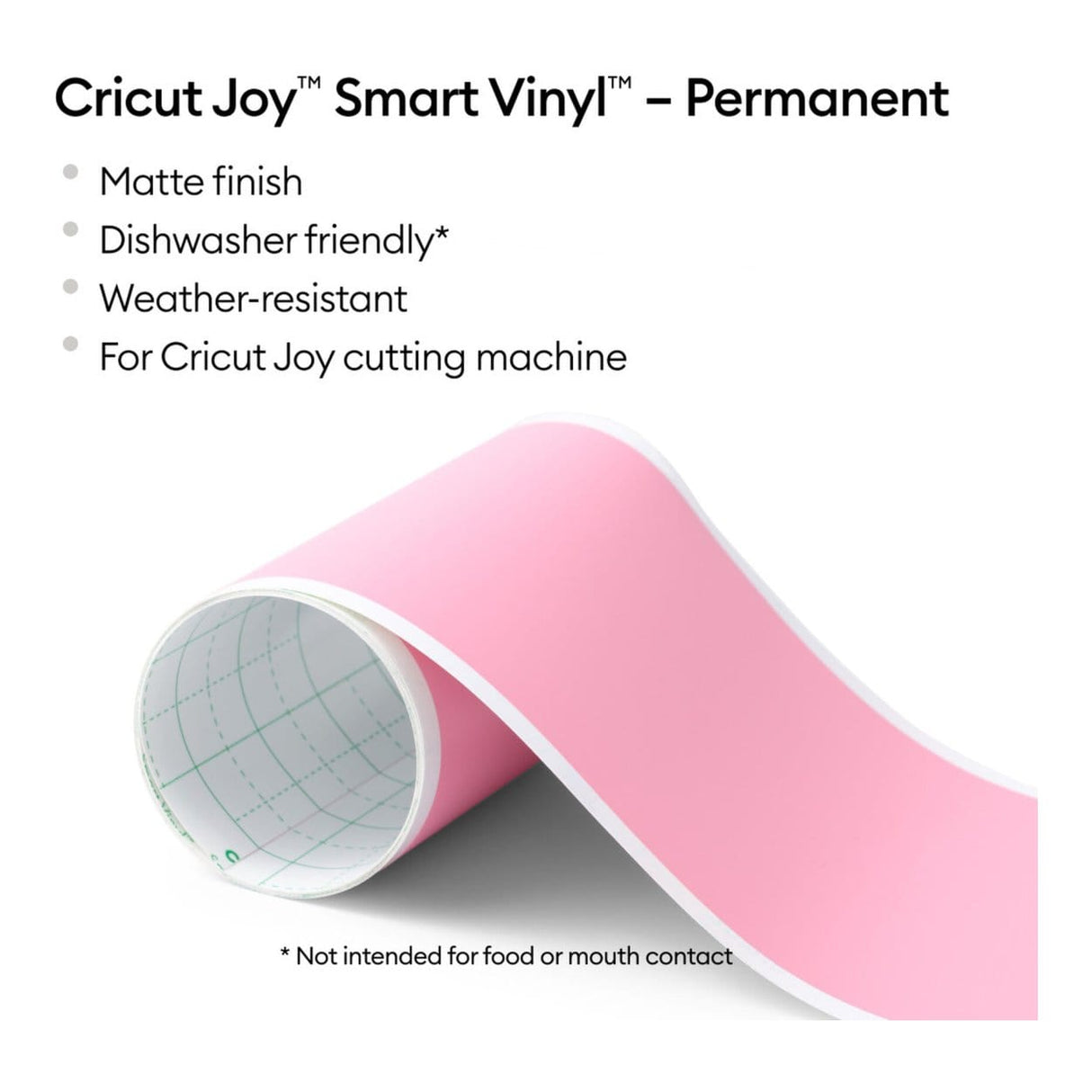 Cricut Joy Smart Vinyl Permanent 14x122cm 1-sheet Mat Light Pink 2011701