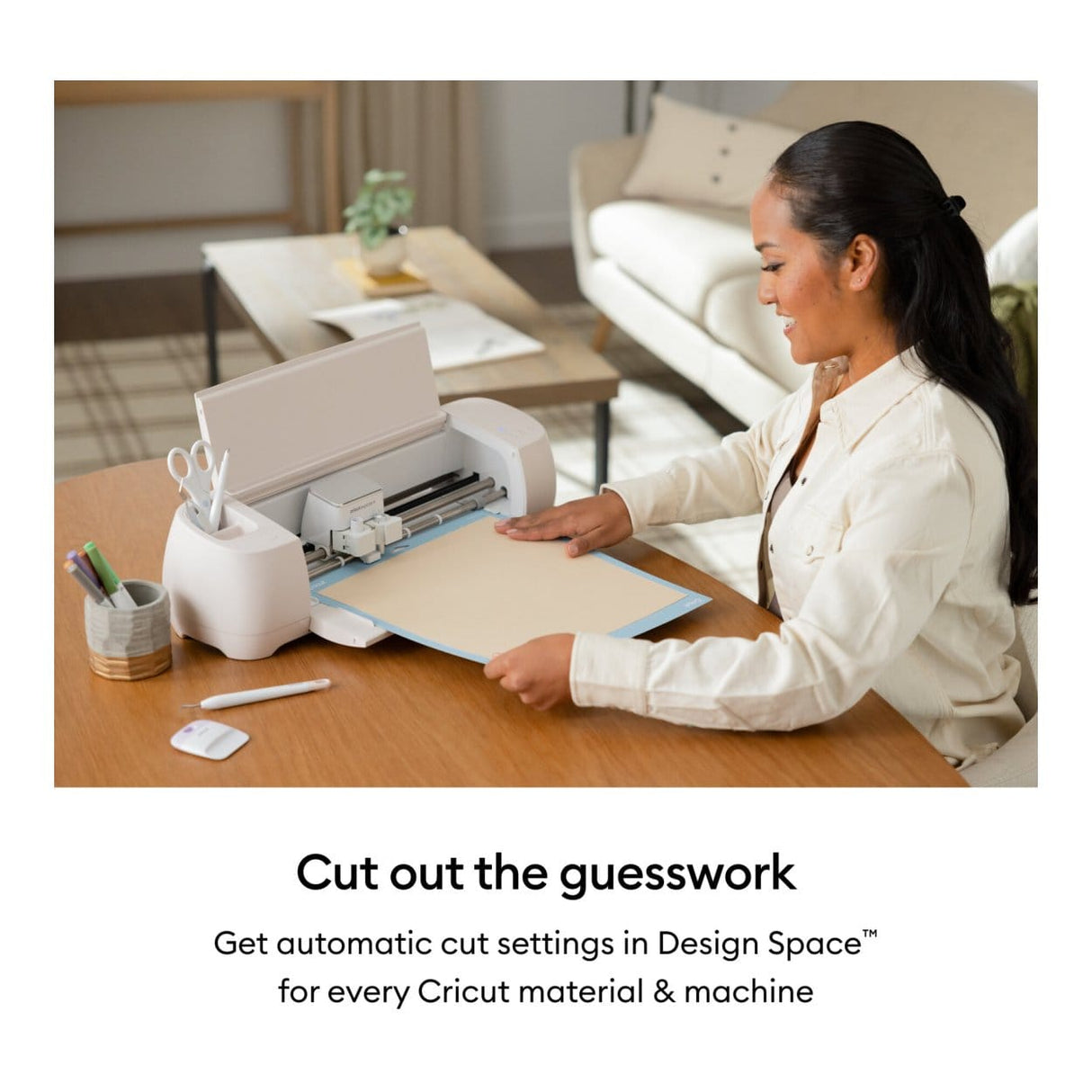 Cricut Puff Iron-On Vinyl 30.5x48.3cm 1-sheet Metallic Silver 2011780