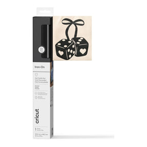 Cricut Flocked Iron-On Vinyl 30.5x48.3cm 1-sheet Black 2011788