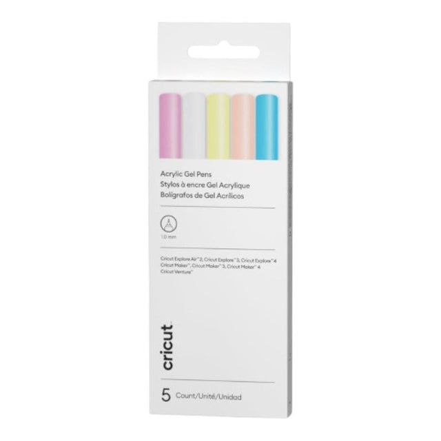 Cricut 1.0mm Acrylic Gel Pens 5-pack 2011821