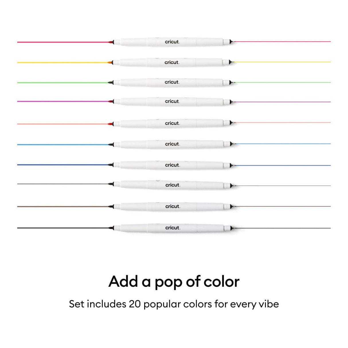 Cricut Ultimate Dual-Sided Markers 20-pack 2011824