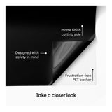 Cricut Value Vinyl Permanent 30.5cmx6m 1-sheet Black 2012049