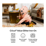 Cricut Value Glitter Iron-On Vinyl 25.4x30.5cm 6-sheet Party Sampler 2012074