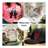 Cricut Value Glitter Iron-On Vinyl 25.4cmx2.4m 1-sheet Silver 2012076