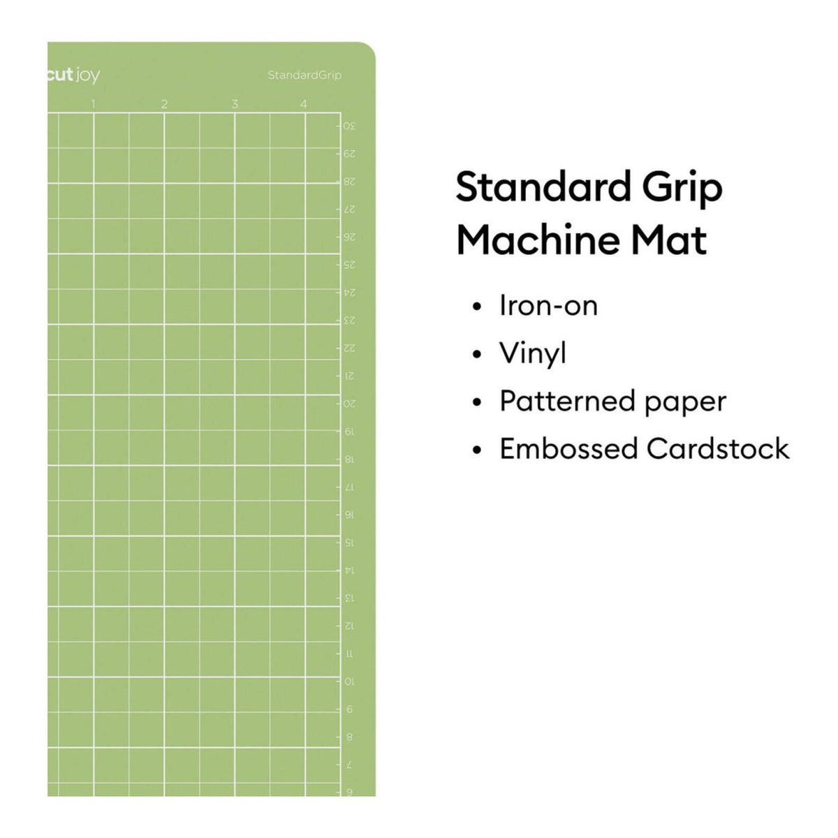 Cricut Joy StandardGrip Cutting Mat 4.5 in x 12 in 5-pack 2012126