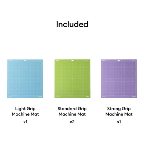 Cricut Machine Mat Variety Pack 30.5x30.5cm 4-pack 2012128