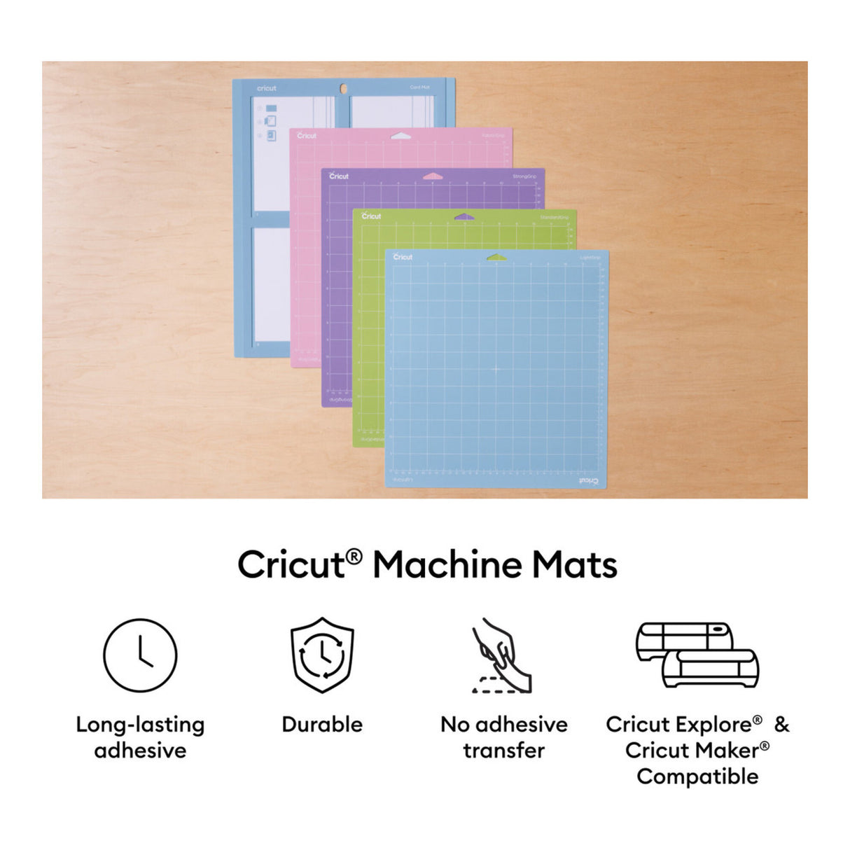 Cricut Standard Grip Mat 30.5cmx30.5cm 6-pack 2012130