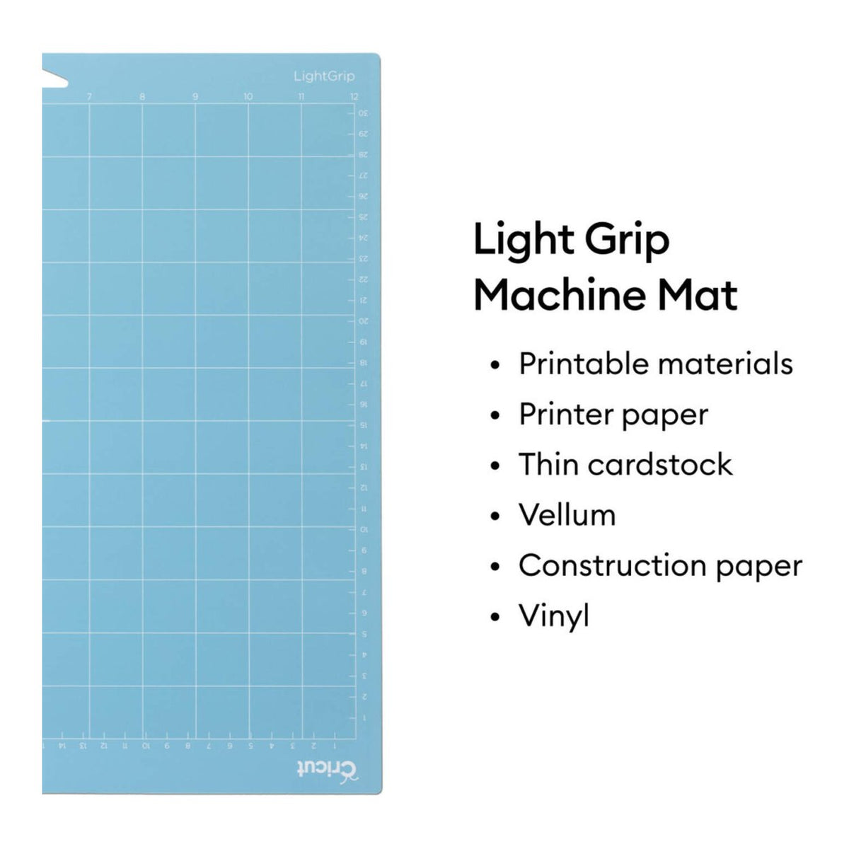 Cricut LightGrip Cutting Mat 12 in x 12 in 6-pack 2012131