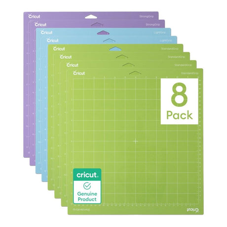 Cricut Machine Mat Variety Pack 30.5x30.5cm 8-pack 2012133