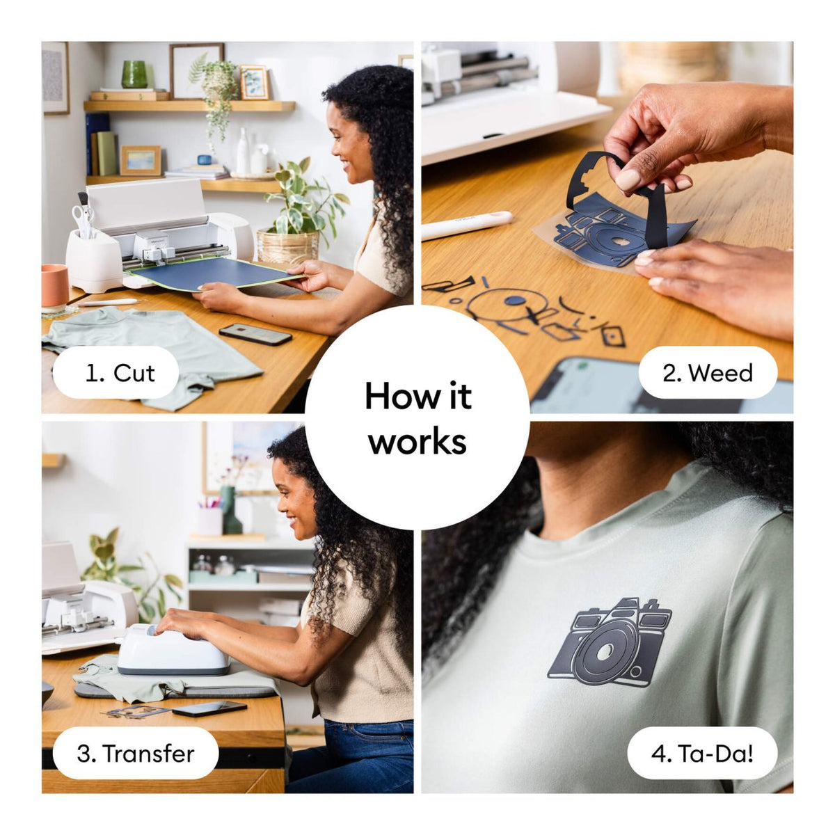 Cricut 3D Iron-On Bold Sampler 12 in x 12 in 5-pack 2012359
