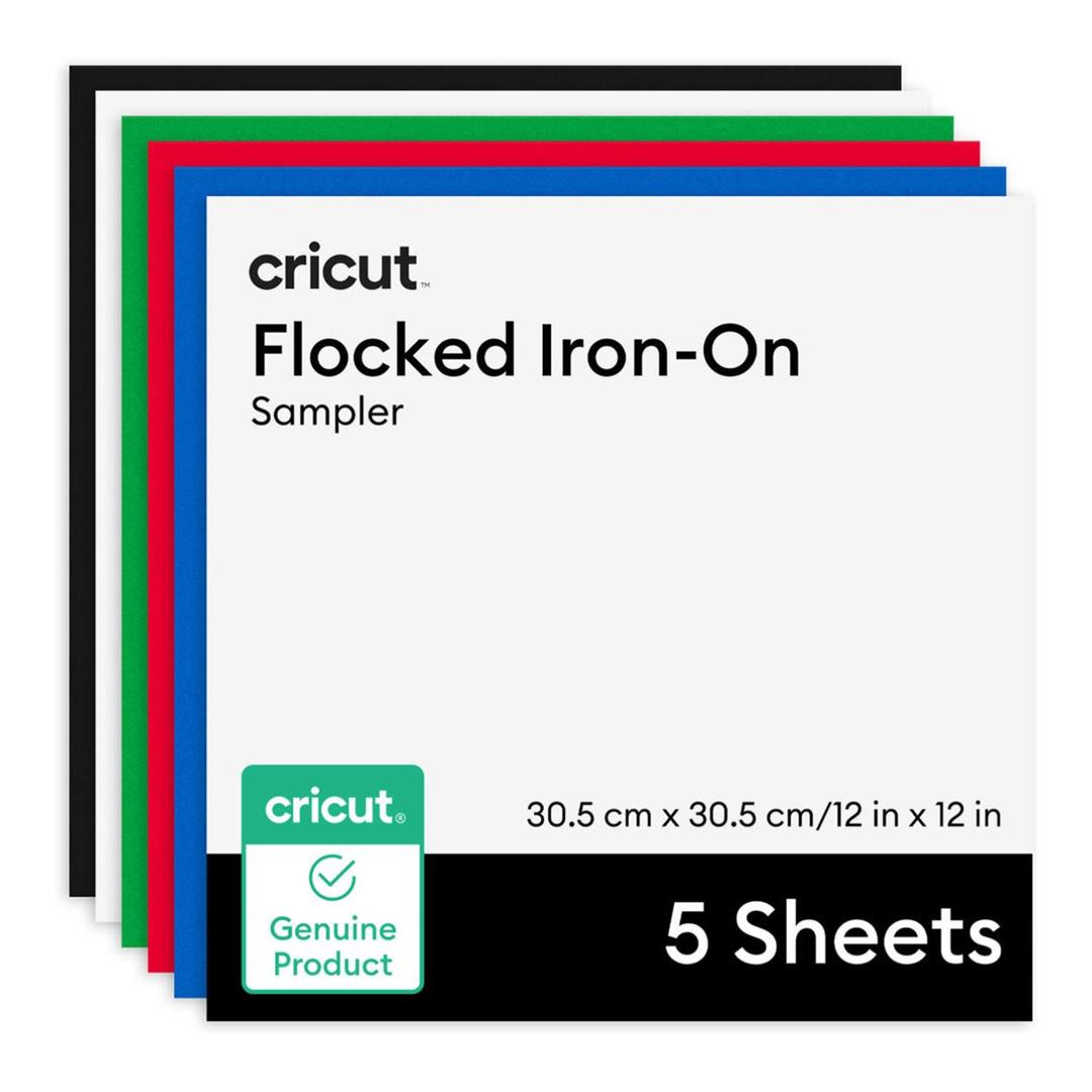 Cricut Flocked Iron-On Classics Sampler 12 in x 12 in 5-pack 2012360