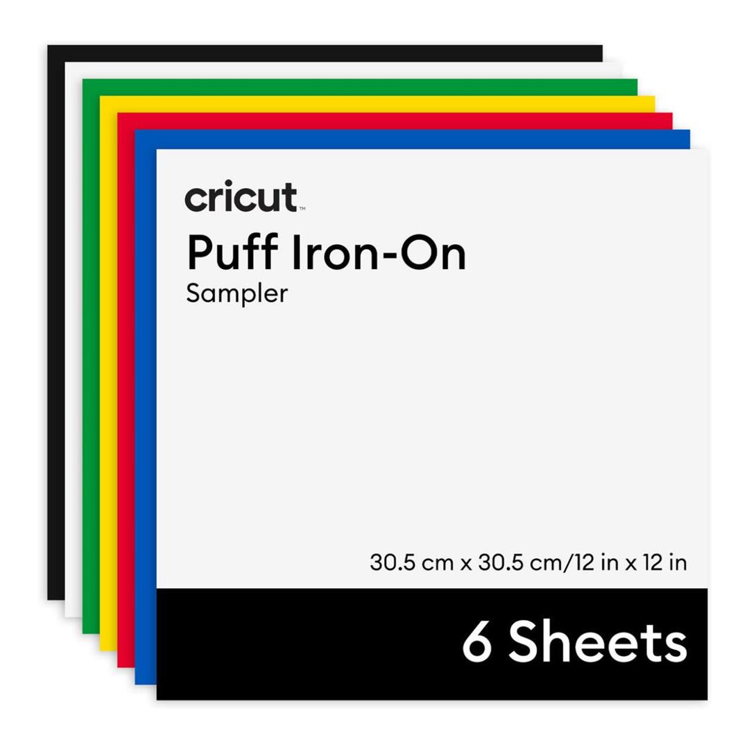 Cricut Puff Iron-On Classics Sampler 12 in x 12 in 6-pack 2012363