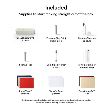 Cricut Explore 5 Essential Bundle 2012405