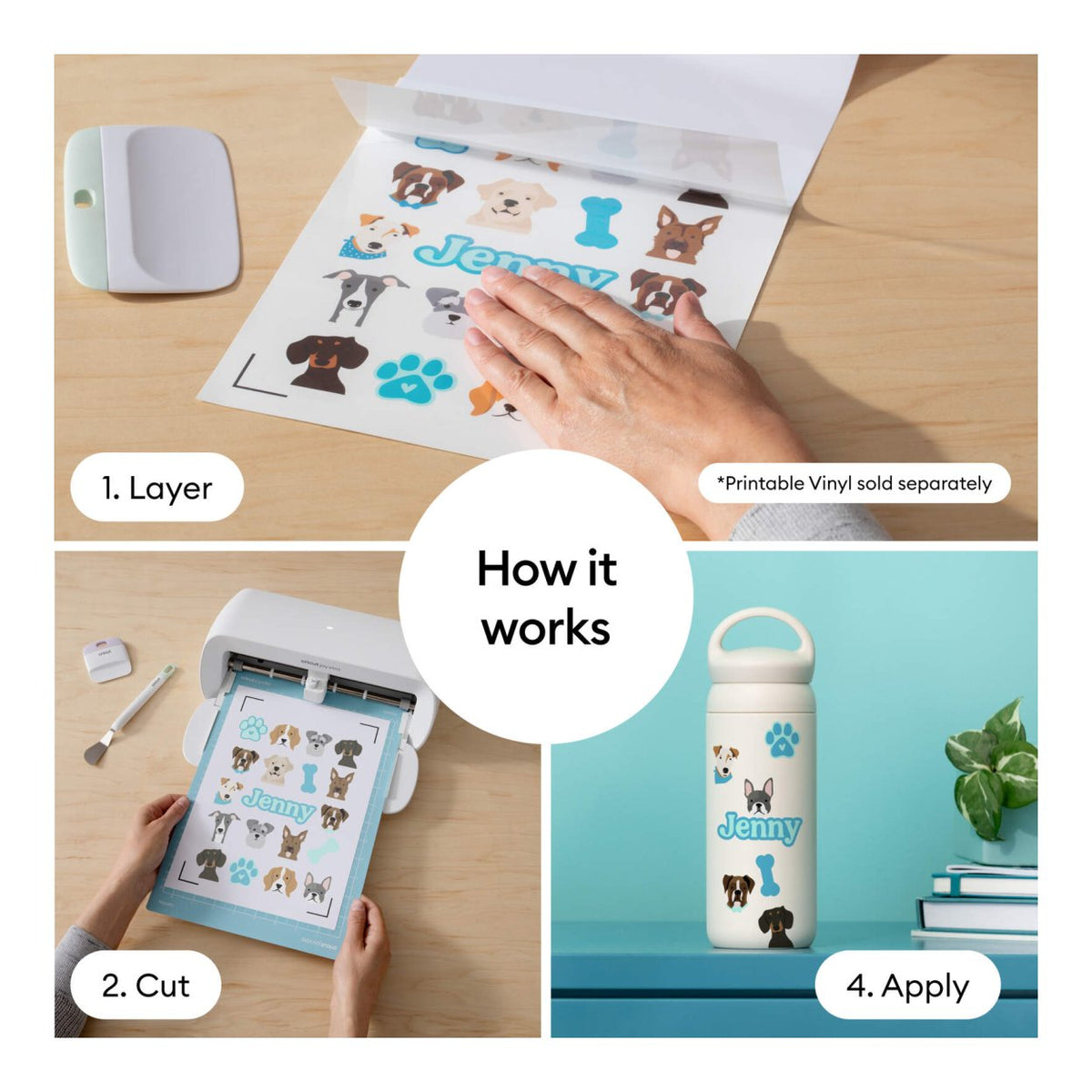 Cricut Lamination Film Holographic and Transparent A4 30-pack 2012656