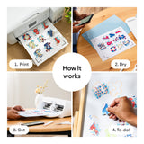 Cricut Printable Magnet Sheets A4 21.6x27.9cm 8-sheet White 2012657