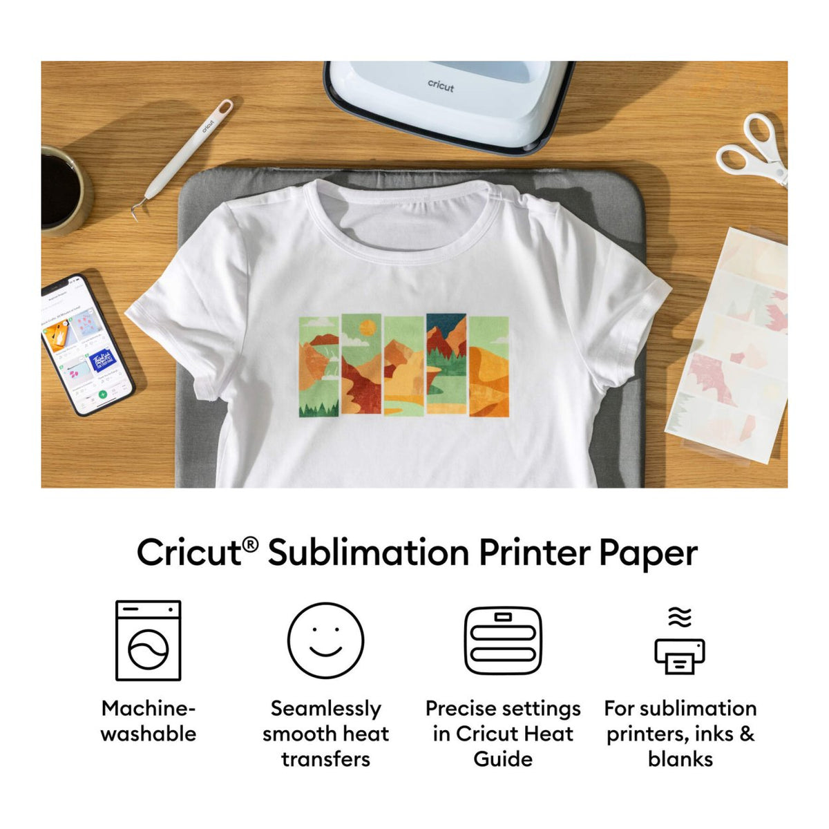 Cricut Sublimation Printer Paper A4 120gsm 200-pack 2012664