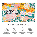 Cricut Printable Sticker Paper for Laser Printers White A4 25-pack 2012666