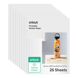 Cricut Printable Sticker Paper for Laser Printers White A4 25-pack 2012666