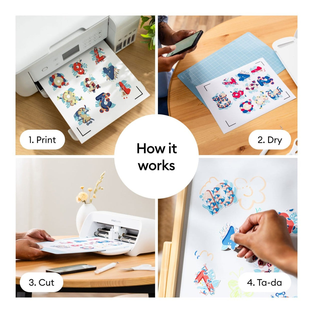 Cricut Printable Magnetic Sheets A4 3-sheet White 2012792