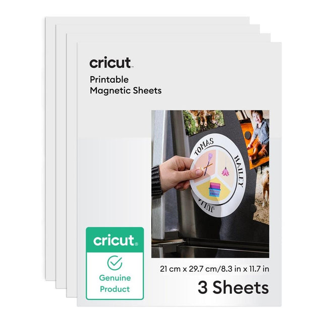 Cricut Printable Magnetic Sheets A4 3-sheet White 2012792