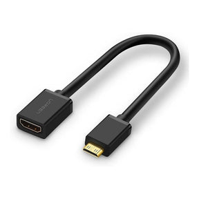 UGreen Mini HDMI Male to Female Adapter Black 20137