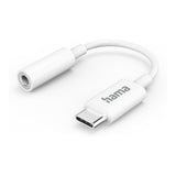 Hama Type-C to 3.5 mm Aux Female Socket Adapter White 201524