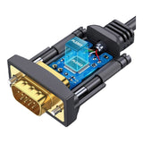 Ugreen RS-232 USB-A Male to DB9 Male Serial Adapter Cable Black 20222