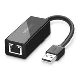 UGreen USB-A Male to RJ45 10/100Mbp/s Adapter Black 20254