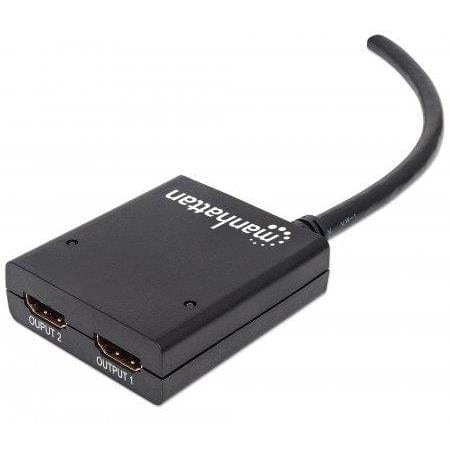 Manhattan Dual HDMI Video Splitter Black 207430