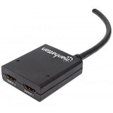 Manhattan Dual HDMI Video Splitter Black 207430