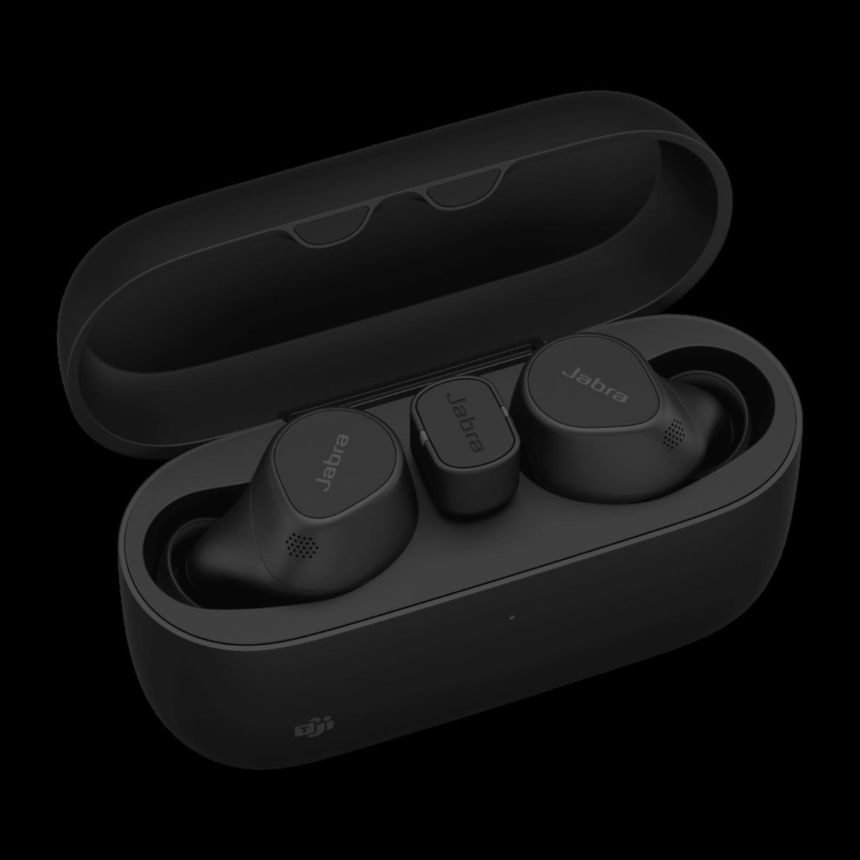 Jabra Evolve2 Buds USB-C MS EarBuds with Wireless Charging Pad - Black 20797-999-889