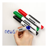Kores K-Marker Whiteboard Marker with Bullet Tip 6-pack 20802