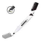 Kores K-Marker Whiteboard Marker with Bullet Tip 12-pack Black 20830