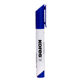 Kores K-Marker Whiteboard Marker with Bullet Tip 12-pack Blue 20833