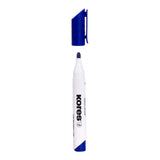 Kores K-Marker Whiteboard Marker with Bullet Tip 12-pack Blue 20833