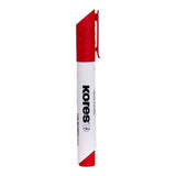Kores K-Marker Whiteboard Marker with Bullet Tip 12-pack Red 20837