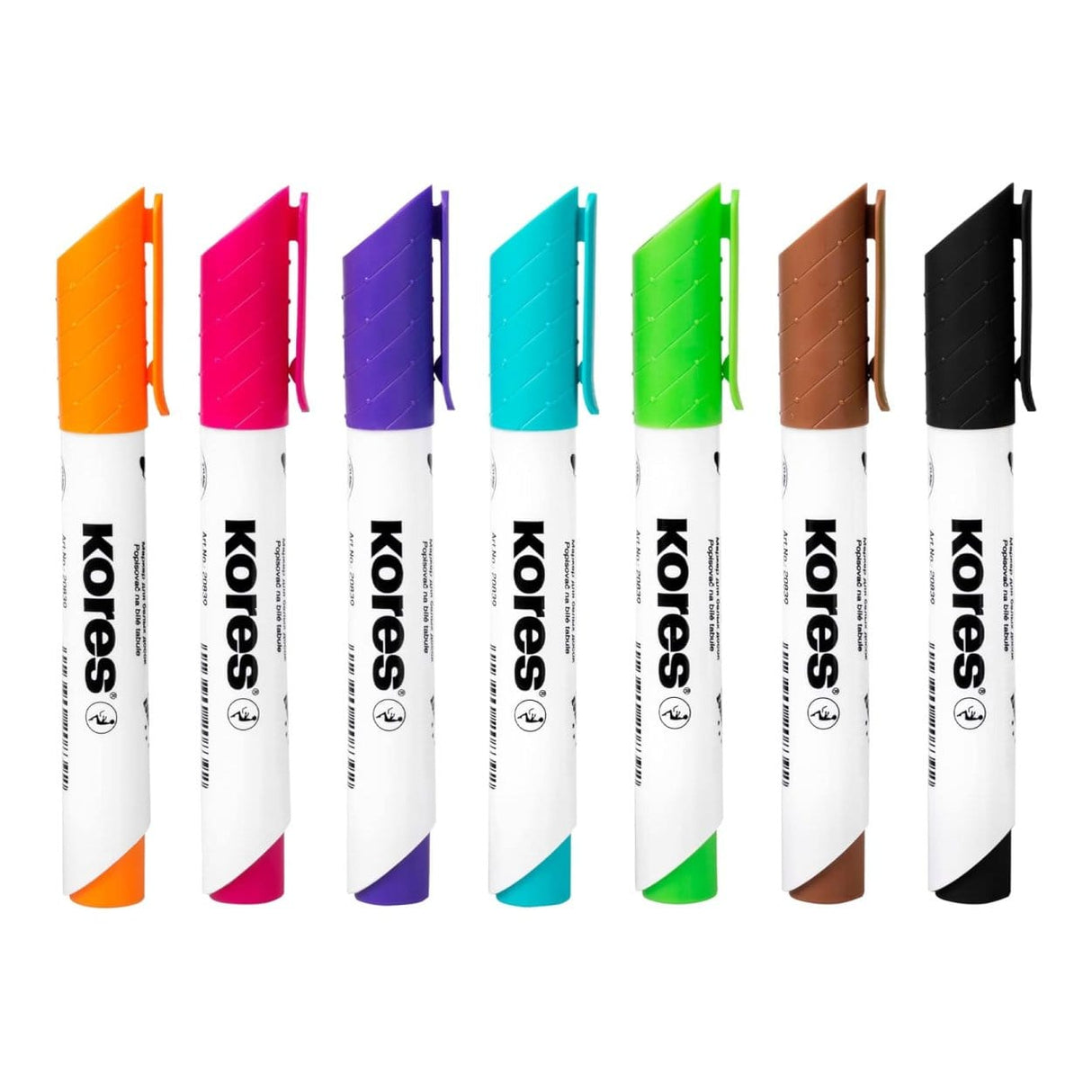 Kores K-Marker Whiteboard Wallet 7 plus Magnetic Whiteboard Eraser 20866
