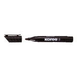 Kores K-Marker Permanent Marker Bullet Tip 12-pieces Black 20930