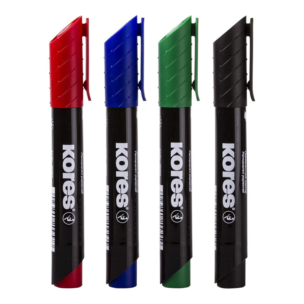 Kores K-Marker XP1 Bullet Tip Permanent Marker 4-pack 20943