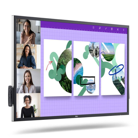 Dell P5524QT 55-inch 3840 x 2160p 4K UHD 16:9 60Hz 9ms LED IPS Interactive Touch Monitor 210-BJKD