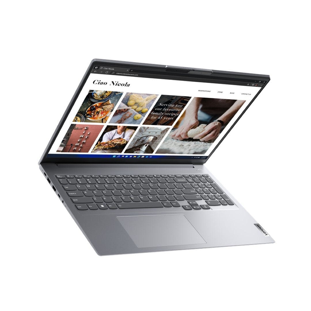 Lenovo ThinkBook 16 G4+ 16-inch WQXGA Laptop - Intel Core i7-1260P 1TB SSD 16GB RAM RTX 2050 Win 11 Pro 21CY003CSA